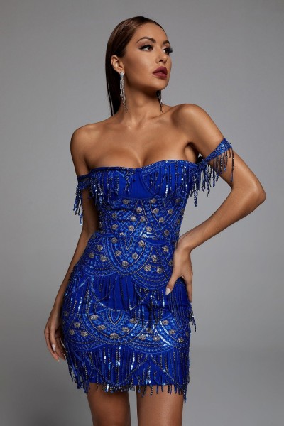 Rochie Avery - Albastru
