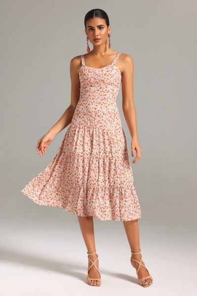 Rochie midi cu imprimeu floral Jaelyn