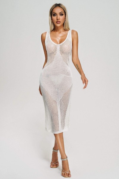 Rochie midi Glove Weave