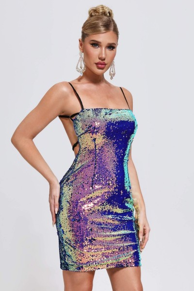 Rochie mini cu paiete Manik