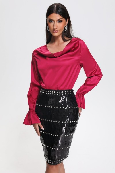 Top din satin Miney